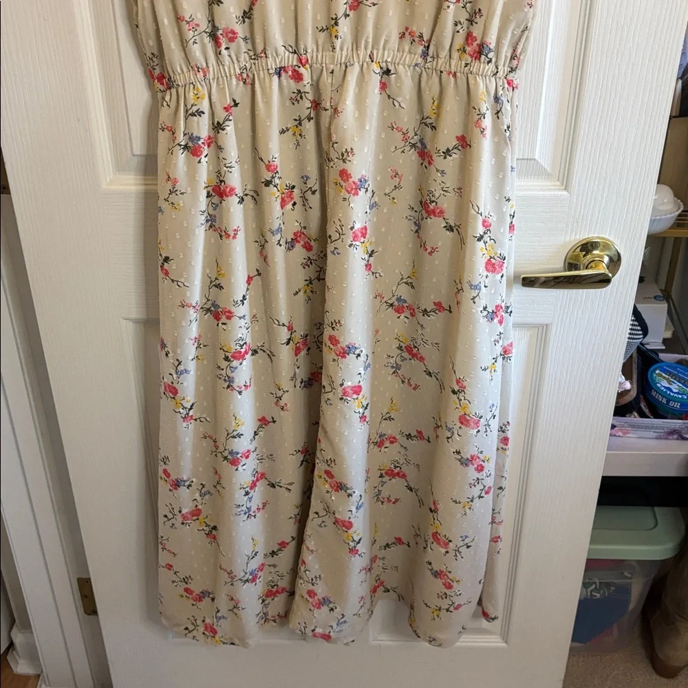 LOFT | Floral dress, size L - EUC - Picture 7 of 7